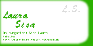 laura sisa business card